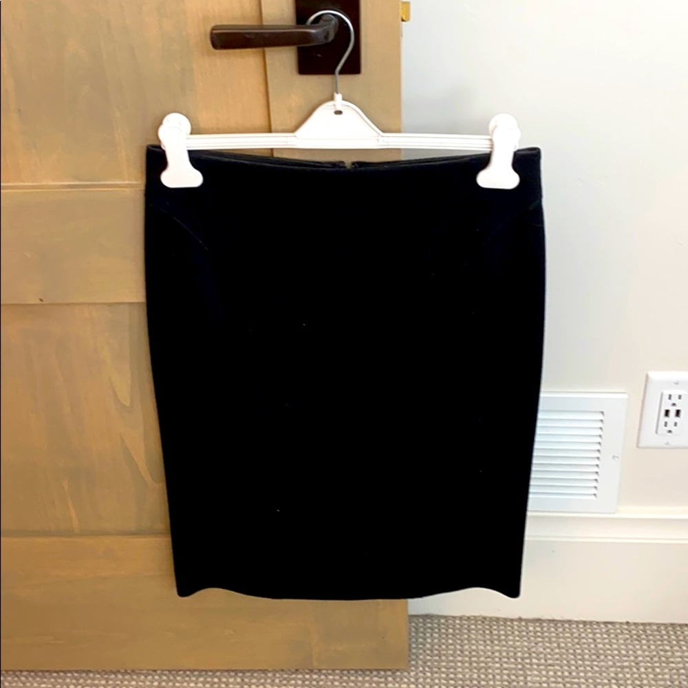 Wool stretch skirt